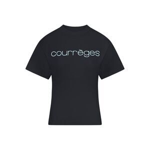 Courreges Women Cotton T-Shirt With Print
